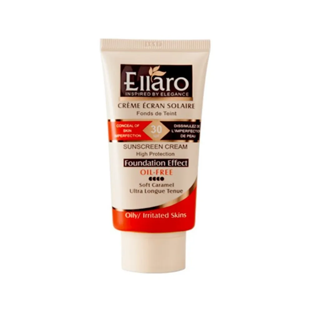 کرم ضد آفتاب فاقد چربی کرم پودری Ellaro SPF 30